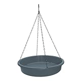 Baoblaze Vogelbad zum Aufhängen, Vogelfutterspender, Wassernapf, stabil, wetterfest, Futternapf mit Haken für Terrasse, Baum, Außenbereich, Tauben