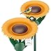 WILDLIFE HOME Trink- & Futterblume 2 Stück I Vogeltränke stehend für Wildvögel 60cm I Vogelfutterspender mit Ständer, Vogelfutterstation, Futterspender für Vögel im Garten 2er Set