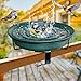 VeyFolzin.st Vogeltränke, Vogeltränke Balkon Groß Balkongeländer Garten Modern Vogelbad, Vogeltränke Groß Frostsicher Winterfest Vogeltränke Hängend für Balkongeländer (Grün)